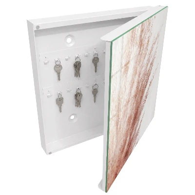 Key cabinet Boho style pastel grass