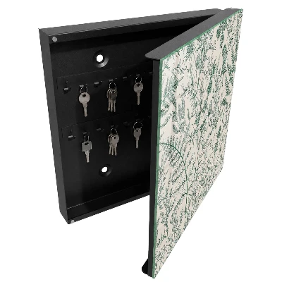 Key box for wall Botanical motifs