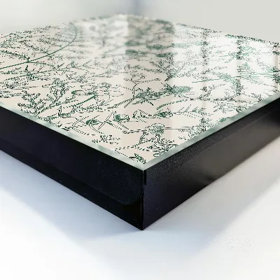 Key box for wall Botanical motifs