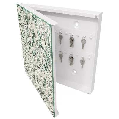 Key box for wall Botanical motifs