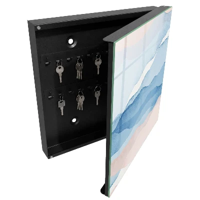 Wall mounted key box Relaxing waves