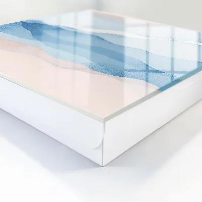 Wall mounted key box Relaxing waves