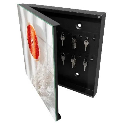 Key cabinet Red grapefruit and Boho grass