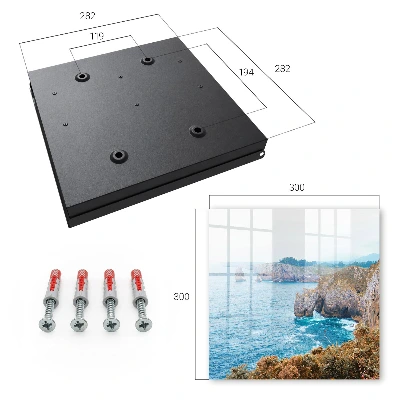 Key box for wall Sea landscape