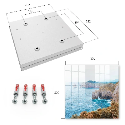 Key box for wall Sea landscape