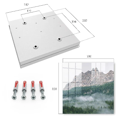 Key cabinet Mountain panorama