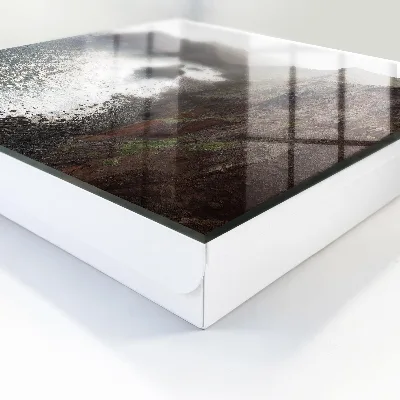 Wall mounted key box Ocean cliffs
