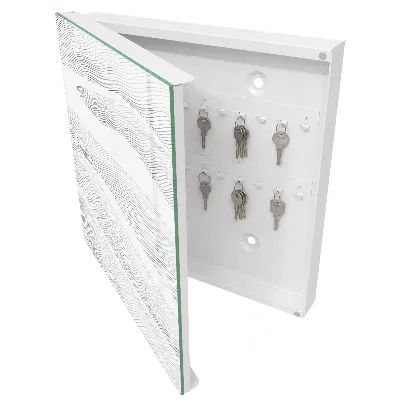 Key cabinet Lines of waves