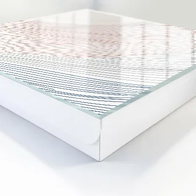 Key box for wall Wavy lines