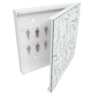 Key box for wall Leaves pattern