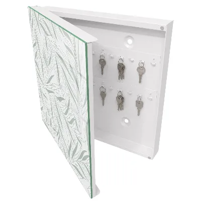 Key box for wall Leaves pattern