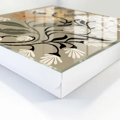 Key cabinet Floral motif