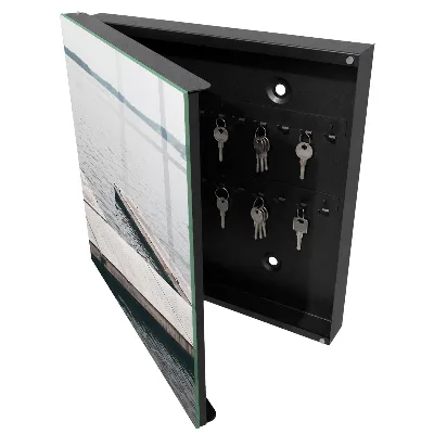 Key box for wall Wooden pier