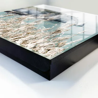 Wall mounted key box Cliffs and grasses