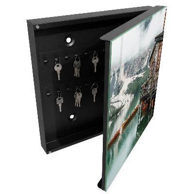 Wall mounted key box Mountain peace