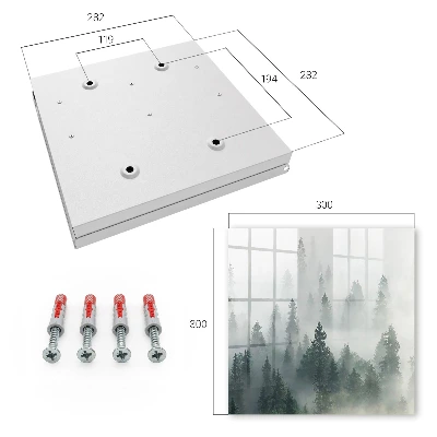 Key box for wall Misty forest