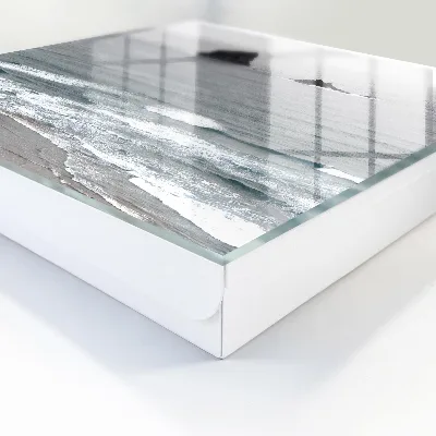Wall mounted key box Sea and rocks