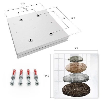 Key cabinet Set of stones