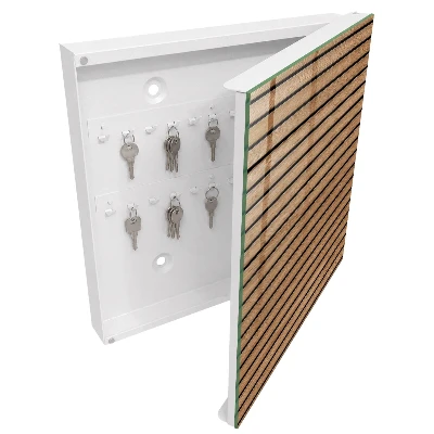 Key box for wall Wooden panels