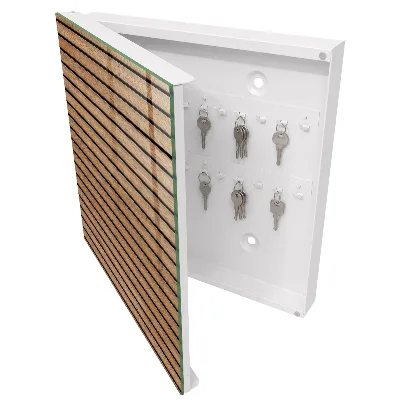 Key box for wall Wooden panels