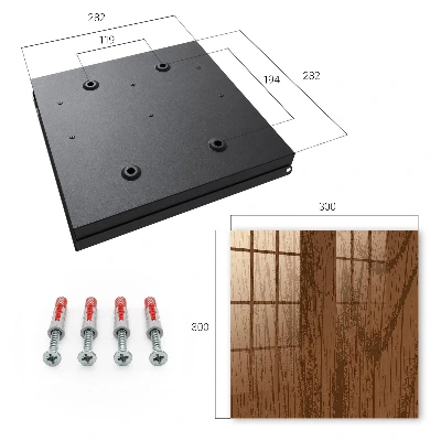 Wall mounted key box Wooden weaves