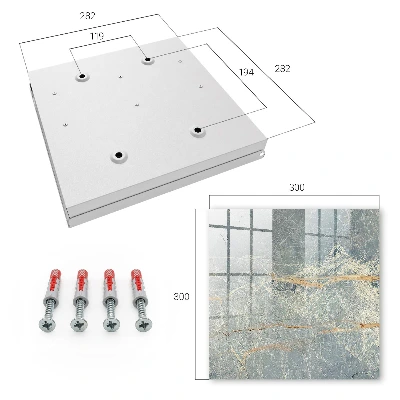 Key cabinet Marble texture