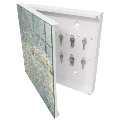 Key cabinet Marble texture