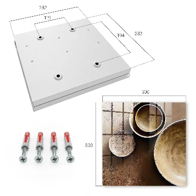 Key box for wall Brown set