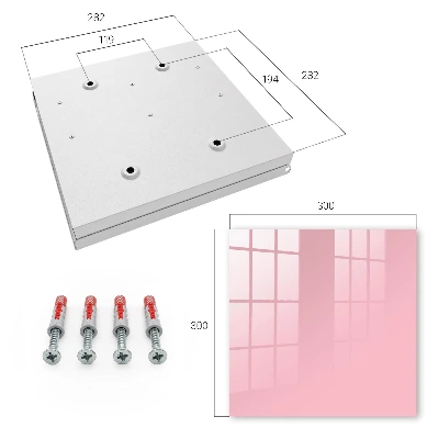 Key box for wall Light pink