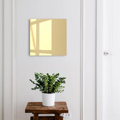 Key box for wall Mustard color