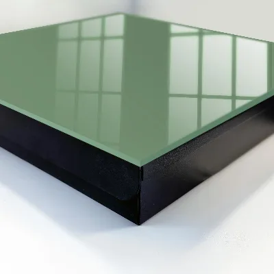 Wall mounted key box Muted green