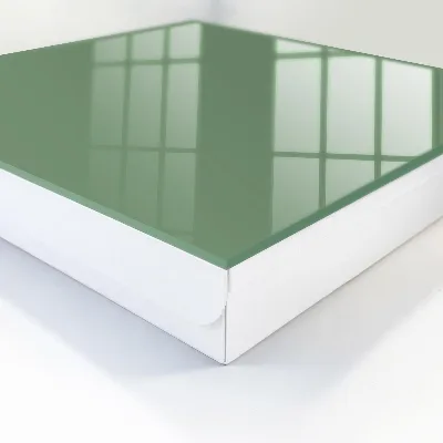 Wall mounted key box Muted green