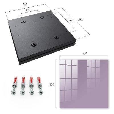 Key cabinet Lilac purple