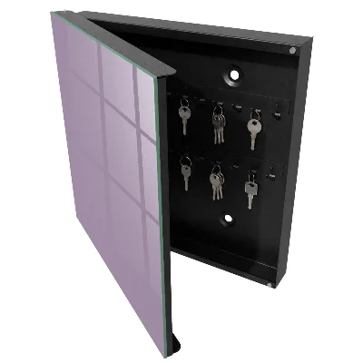 Key cabinet Lilac purple