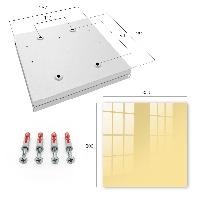 Key cabinet Cream yellow