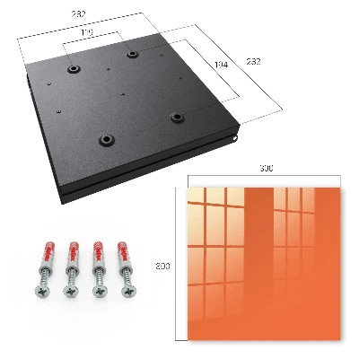 Key cabinet Vibrant orange