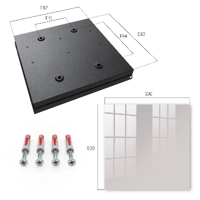 Key box for wall Ash grey