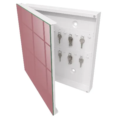 Key cabinet Muted pink