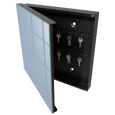 Key box for wall Pastel blue