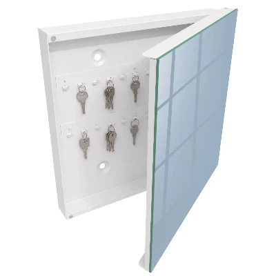 Key box for wall Pastel blue