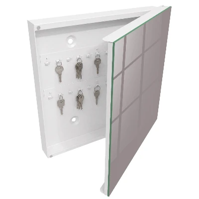 Wall mounted key box Ash grey