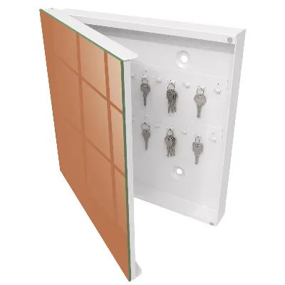 Key box for wall Muted orange