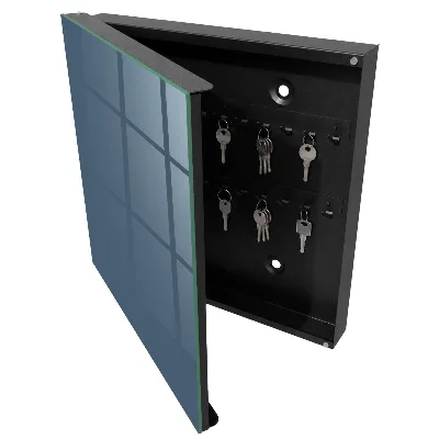 Key box for wall Pastel navy blue