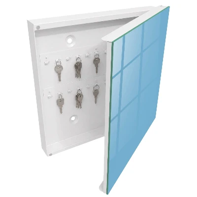 Wall mounted key box Sky blue