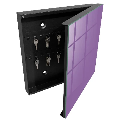 Key box for wall Purple color