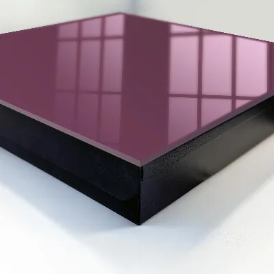Wall mounted key box Burgundy color