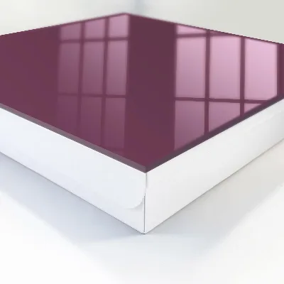 Wall mounted key box Burgundy color