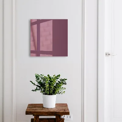 Wall mounted key box Burgundy color