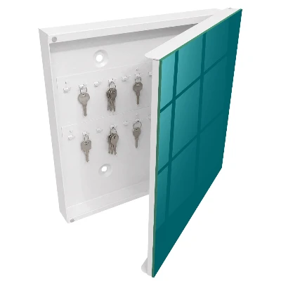 Key cabinet Dark turquoise