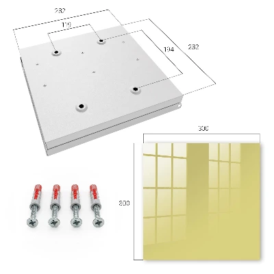 Key box for wall Light mustard